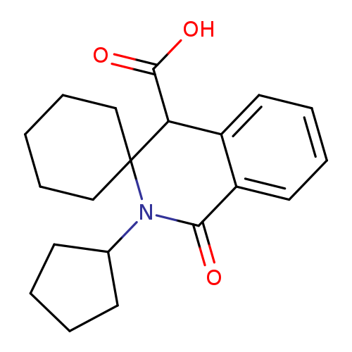 2'-Cyclopentyl-1'-oxo-1',4'-dihydro-2'h-spiro[cyclohexane-1,3'-isoquinoline]-4'-carboxylic acid