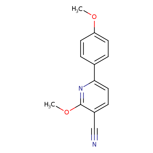 2-methoxy-6-(4-methoxyphenyl)pyridine-3-carbonitrile
