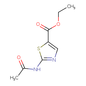 Ethyl 2-(acetylamino)-1,3-thiazole-5-carboxylate, 2-Acetamido-5-(ethoxycarbonyl)-1,3-thiazole