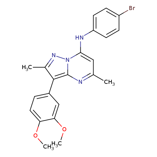 N-(4-bromophenyl)-3-(3,4-dimethoxyphenyl)-2,5-dimethylpyrazolo[1,5-a]pyrimidin-7-amine
