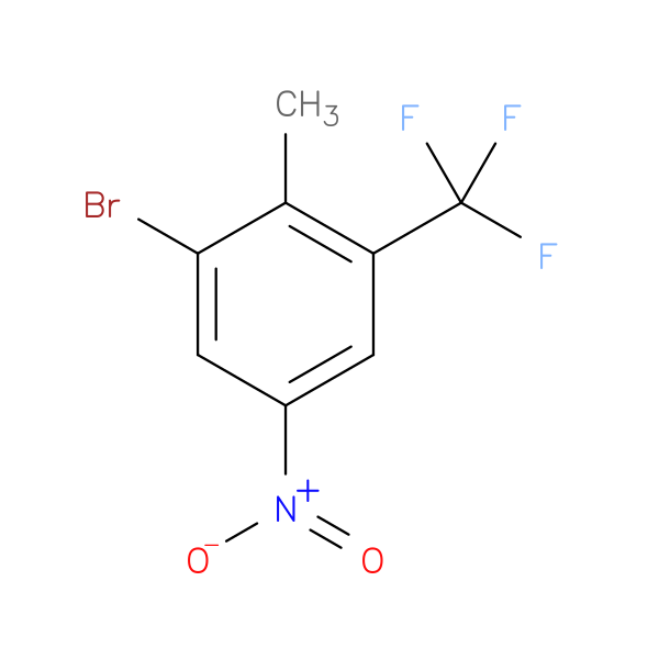 1-bromo-2-methyl-5-nitro-3-(trifluoromethyl)benzene