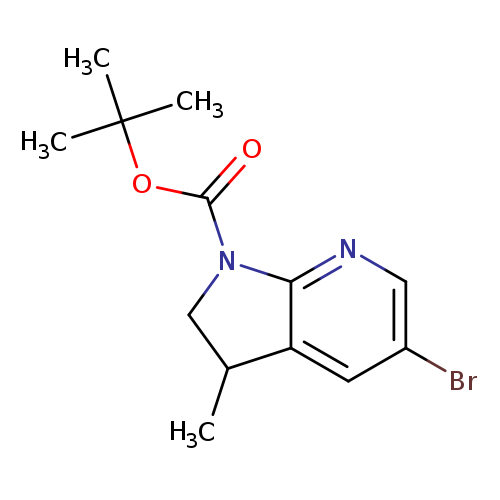 1H-Pyrrolo[2,3-b]pyridine-1-carboxylic acid, 5-broMo-2,3-dihydro-3-Methyl-, 1,1-diMethylethyl ester