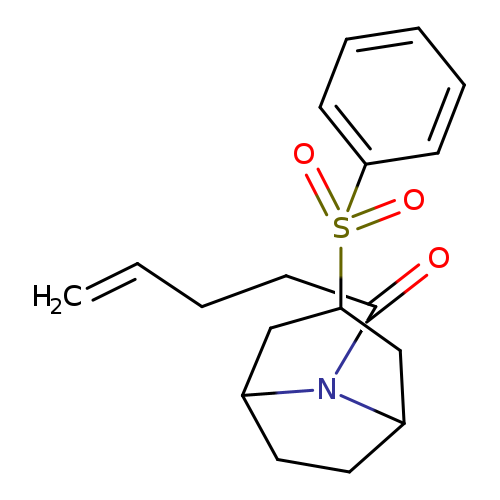 1-[3-(benzenesulfonyl)-8-azabicyclo[3.2.1]octan-8-yl]pent-4-en-1-one