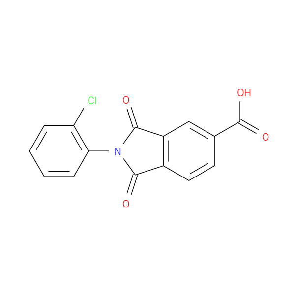 2-(2-Chlorophenyl)-2,3-dihydro-1,3-dioxo-1H-isoindole-5-carboxylic acid