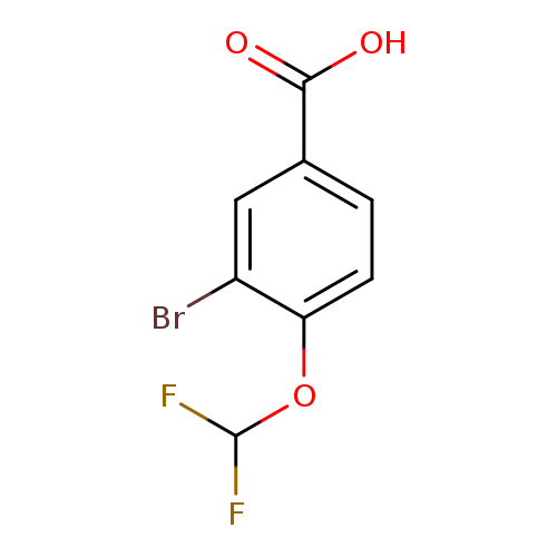 3-Bromo-4-(difluoromethoxy)benzoic acid