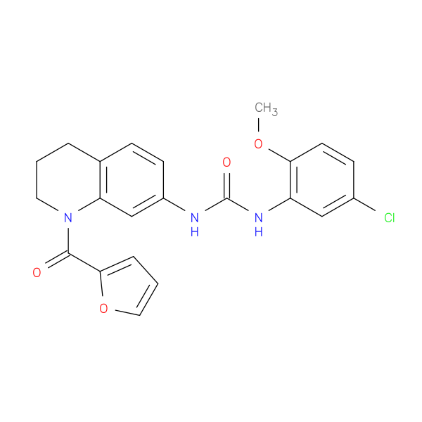 1-(5-chloro-2-methoxyphenyl)-3-[1-(furan-2-carbonyl)-1,2,3,4-tetrahydroquinolin-7-yl]urea