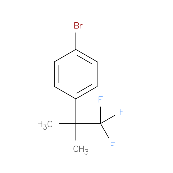 1-Bromo-4-(1,1,1-trifluoro-2-methylpropan-2-yl)benzene