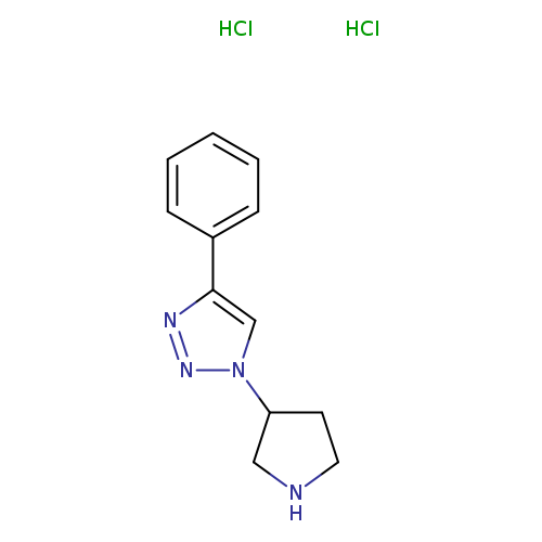 4-phenyl-1-(pyrrolidin-3-yl)-1H-1,2,3-triazole dihydrochloride