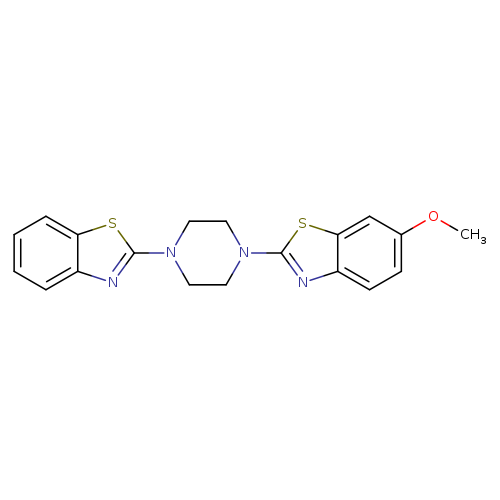 2-[4-(1,3-benzothiazol-2-yl)piperazin-1-yl]-6-methoxy-1,3-benzothiazole