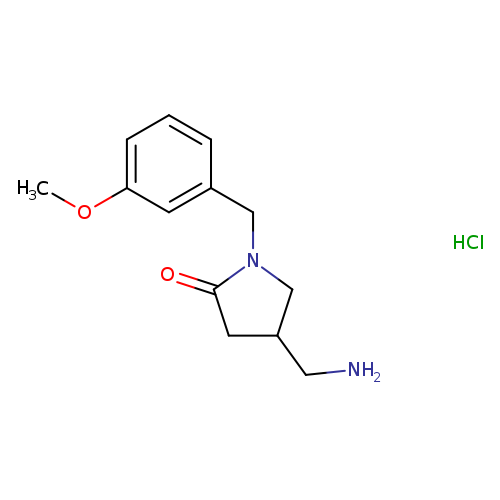 (4R)-4-(aminomethyl)-1-[(3-methoxyphenyl)methyl]pyrrolidin-2-one