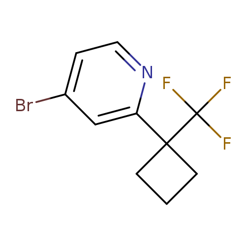 4-bromo-2-(1-(trifluoromethyl)cyclobutyl)pyridine