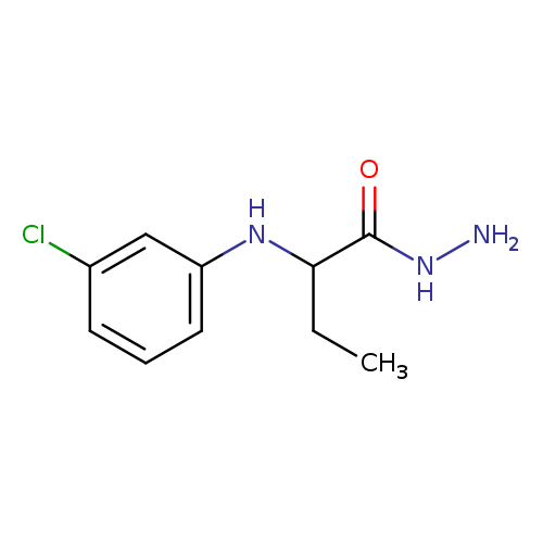 2-[(3-Chlorophenyl)amino]butanohydrazide