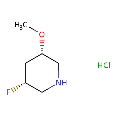 (3R,5S)-3-fluoro-5-methoxypiperidine hydrochloride