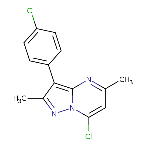 7-chloro-3-(4-chlorophenyl)-2,5-dimethylpyrazolo[1,5-a]pyrimidine
