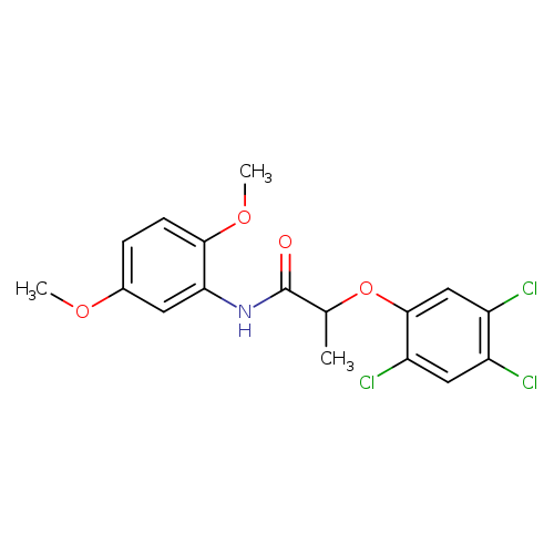 N-(2,5-dimethoxyphenyl)-2-(2,4,5-trichlorophenoxy)propanamide