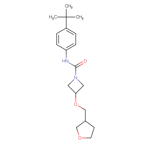 N-(4-tert-butylphenyl)-3-[(oxolan-3-yl)methoxy]azetidine-1-carboxamide