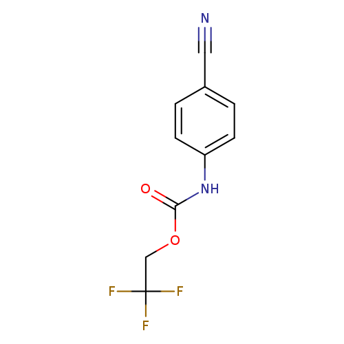 2,2,2-Trifluoroethyl 4-cyanophenylcarbamate
