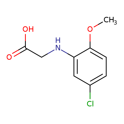 2-[(5-Chloro-2-methoxyphenyl)amino]acetic acid