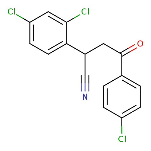 4-(4-chlorophenyl)-2-(2,4-dichlorophenyl)-4-oxobutanenitrile