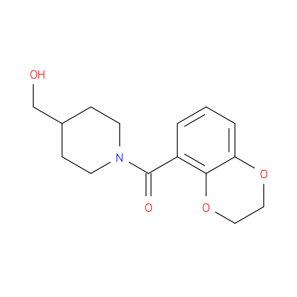 (2,3-Dihydrobenzo[b][1,4]dioxin-5-yl)(4-(hydroxymethyl)piperidin-1-yl)methanone