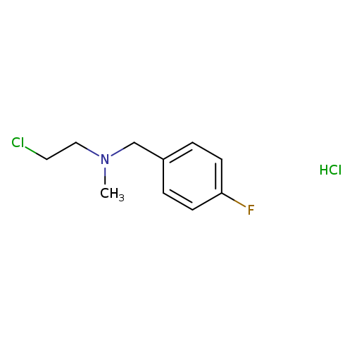 (2-chloroethyl)[(4-fluorophenyl)methyl]methylamine hydrochloride