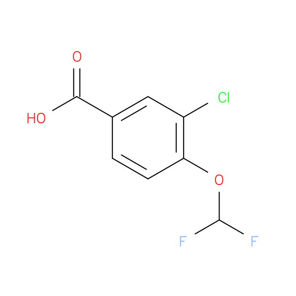 3-chloro-4-(difluoromethoxy)benzoic acid