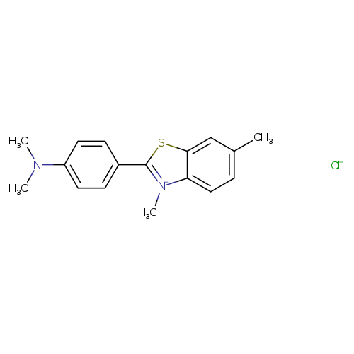 2-(4-(Dimethylamino)phenyl)-3,6-dimethylbenzo[d]thiazol-3-ium chloride