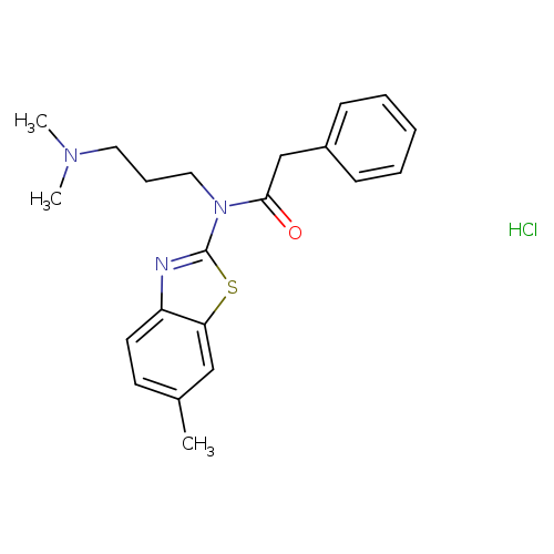 N-[3-(dimethylamino)propyl]-N-(6-methyl-1,3-benzothiazol-2-yl)-2-phenylacetamide hydrochloride