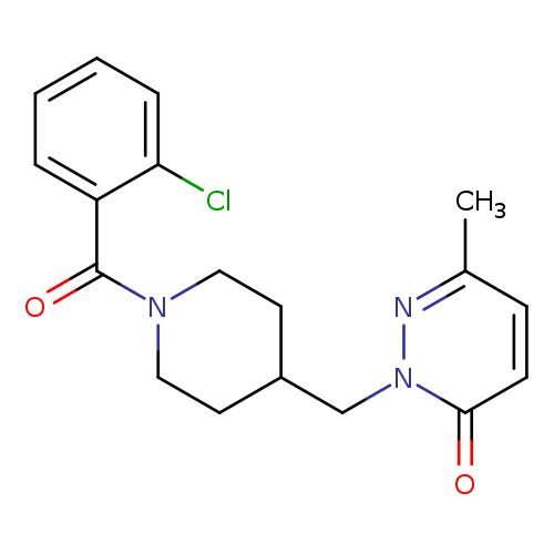 2-{[1-(2-chlorobenzoyl)piperidin-4-yl]methyl}-6-methyl-2,3-dihydropyridazin-3-one