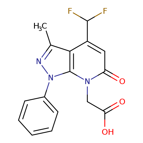 2-(4-(Difluoromethyl)-3-methyl-6-oxo-1-phenyl-1H-pyrazolo[3,4-b]pyridin-7(6H)-yl)acetic acid