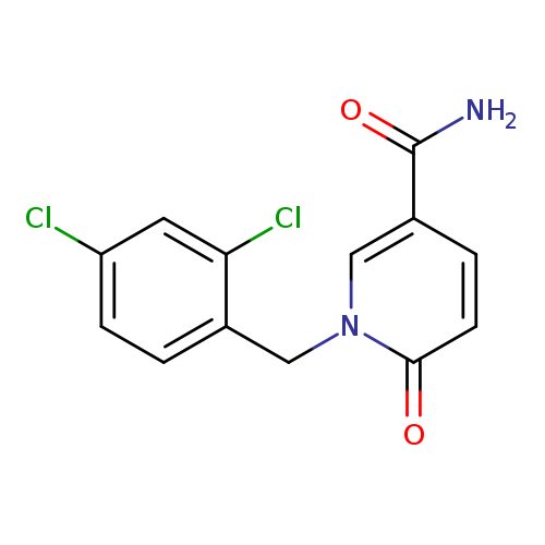 1-[(2,4-dichlorophenyl)methyl]-6-oxo-1,6-dihydropyridine-3-carboxamide