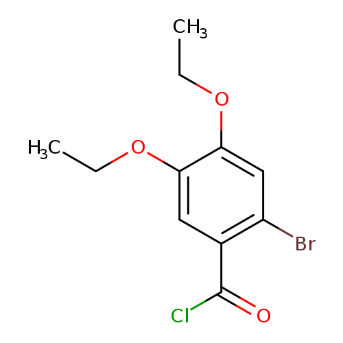 2-Bromo-4,5-diethoxybenzoyl chloride