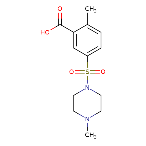 2-Methyl-5-[(4-methylpiperazin-1-yl)sulfonyl]benzoic acid