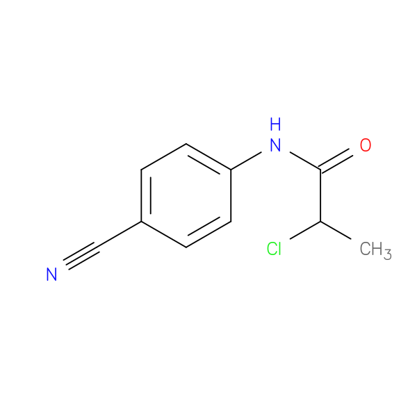 2-chloro-N-(4-cyanophenyl)propanamide