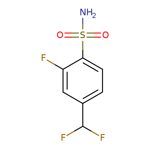 4-(difluoromethyl)-2-fluorobenzene-1-sulfonamide