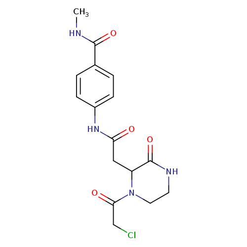 4-(([1-(Chloroacetyl)-3-oxopiperazin-2-yl]acetyl)amino)-n-methylbenzamide