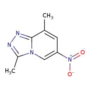 1,2,4-Triazolo[4,3-a]pyridine, 3,8-dimethyl-6-nitro-