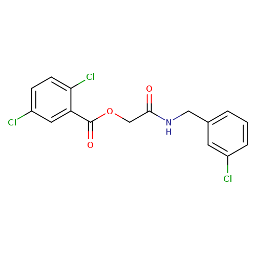 {[(3-chlorophenyl)methyl]carbamoyl}methyl 2,5-dichlorobenzoate