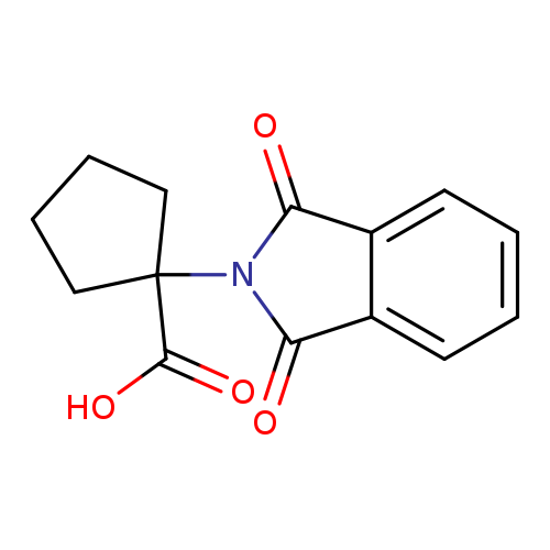 1-(1,3-dioxoisoindol-2-yl)cyclopentane-1-carboxylic acid