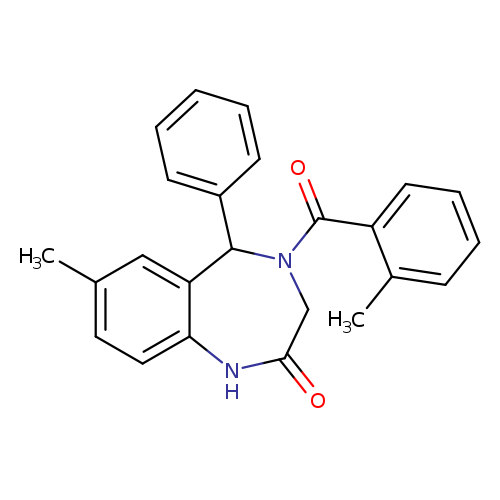 7-methyl-4-(2-methylbenzoyl)-5-phenyl-2,3,4,5-tetrahydro-1H-1,4-benzodiazepin-2-one