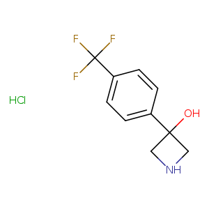 3-[4-(trifluoromethyl)phenyl]azetidin-3-olhydrochloride