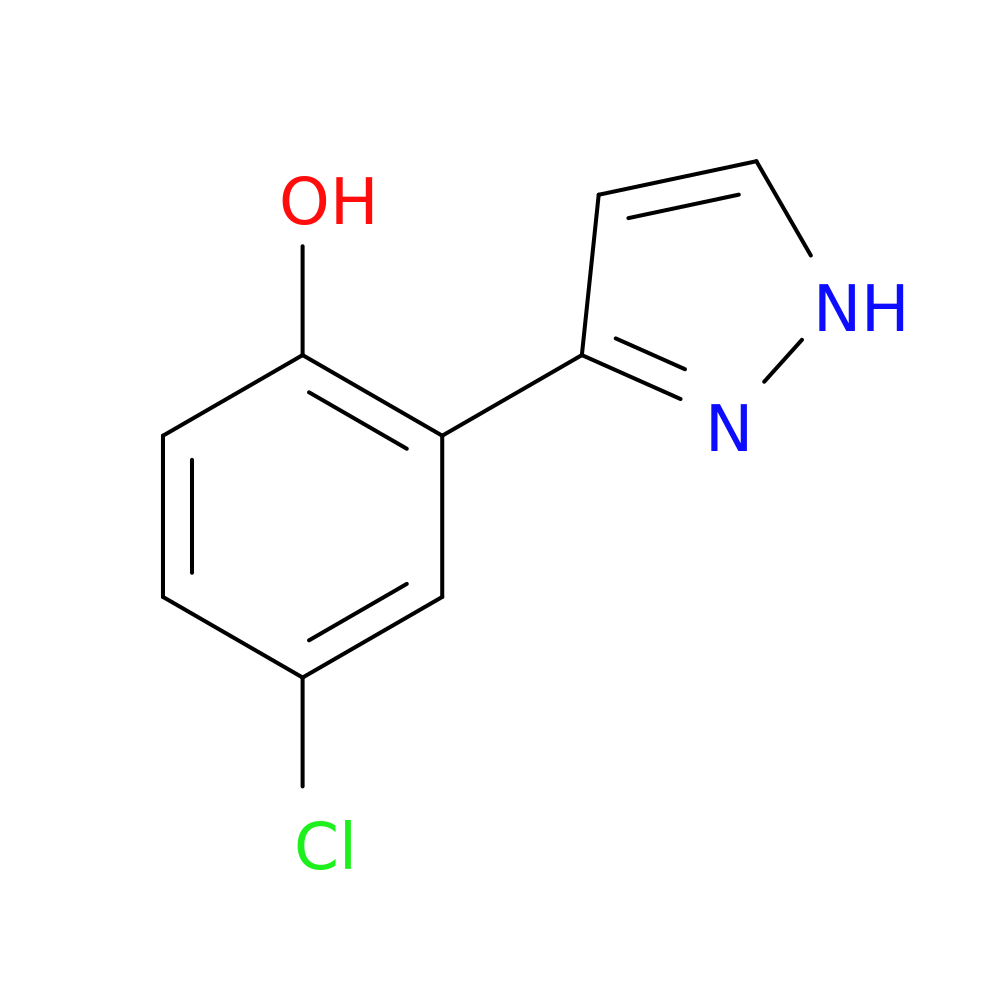 4-Chloro-2-(1H-pyrazol-3-yl)phenol