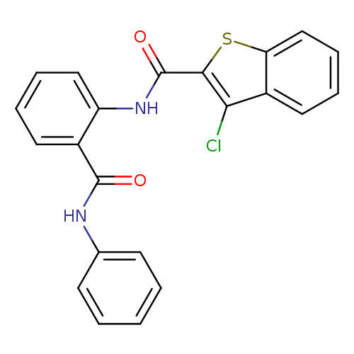N-[2-(anilinocarbonyl)phenyl]-3-chloro-1-benzothiophene-2-carboxamide