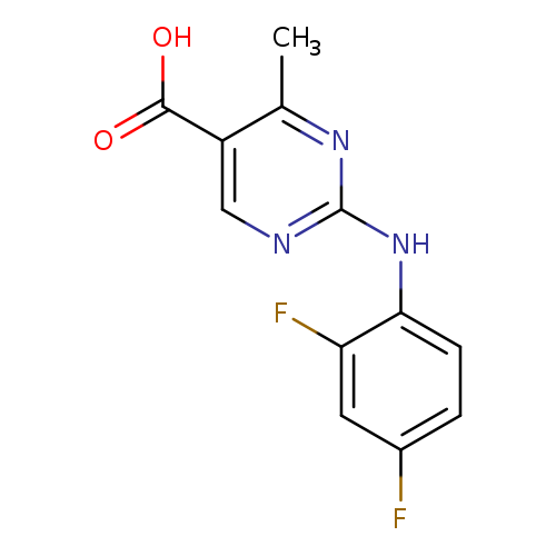 2-[(2,4-Difluorophenyl)amino]-4-methylpyrimidine-5-carboxylic acid