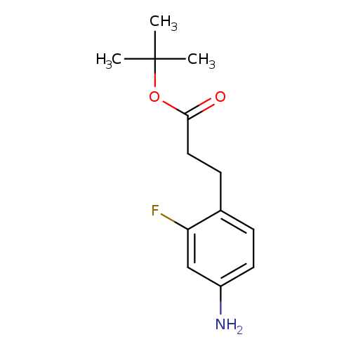 3-(4-Amino-2-fluoro-phenyl)-propionicacidtert-butylester