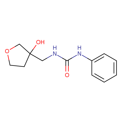 3-[(3-hydroxyoxolan-3-yl)methyl]-1-phenylurea