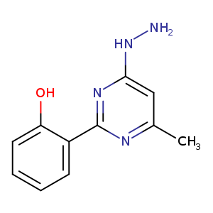 2-(4-Hydrazinyl-6-methylpyrimidin-2-yl)phenol