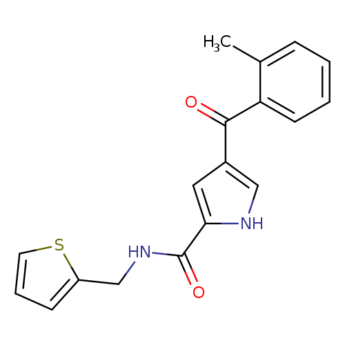 4-(2-methylbenzoyl)-N-[(thiophen-2-yl)methyl]-1H-pyrrole-2-carboxamide