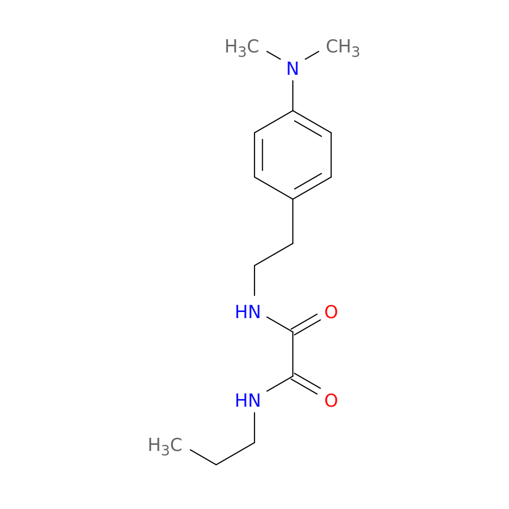 N'-{2-[4-(dimethylamino)phenyl]ethyl}-N-propylethanediamide