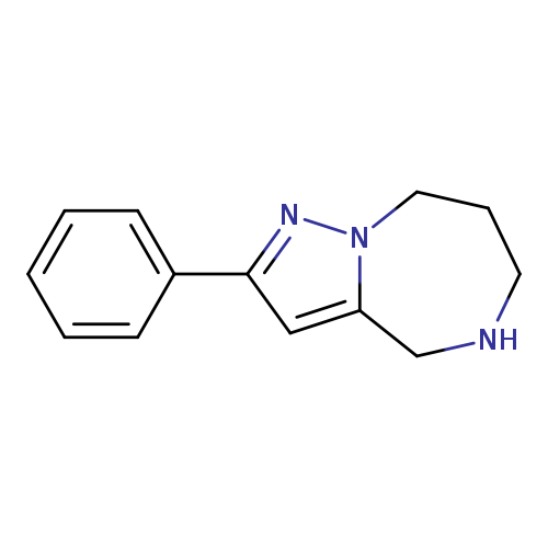 5,6,7,8-tetrahydro-2-phenyl-4H-pyrazolo1,5-a]1,4]diazepine